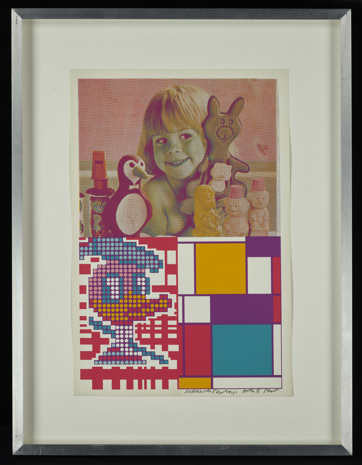 Eduardo Paolozzi, Donald Duck meets Mondrian, 1967