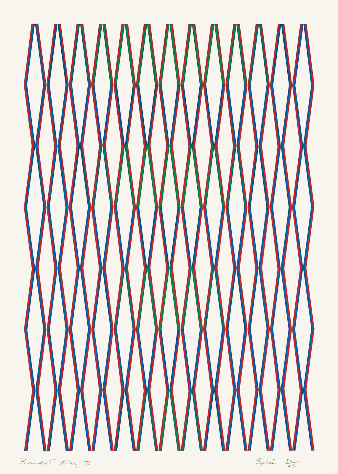 Bridget Riley, Splice , 1975