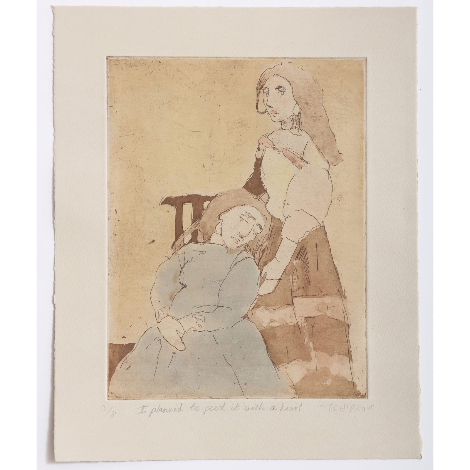 Liorah Tchiprout, I planned to feed it with a heart, 2024