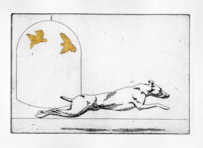 Alexander Massouras, The Gilderbook, a series of 15 etchings, 2011