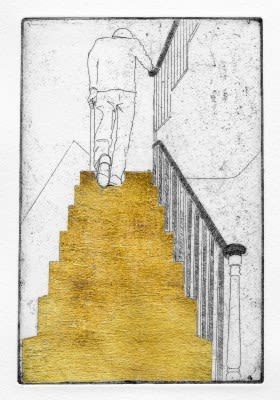 Alexander Massouras, The Gilderbook, a series of 15 etchings, 2011