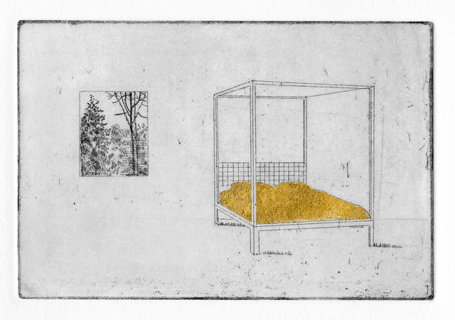 Alexander Massouras, The Gilderbook, a series of 15 etchings, 2011