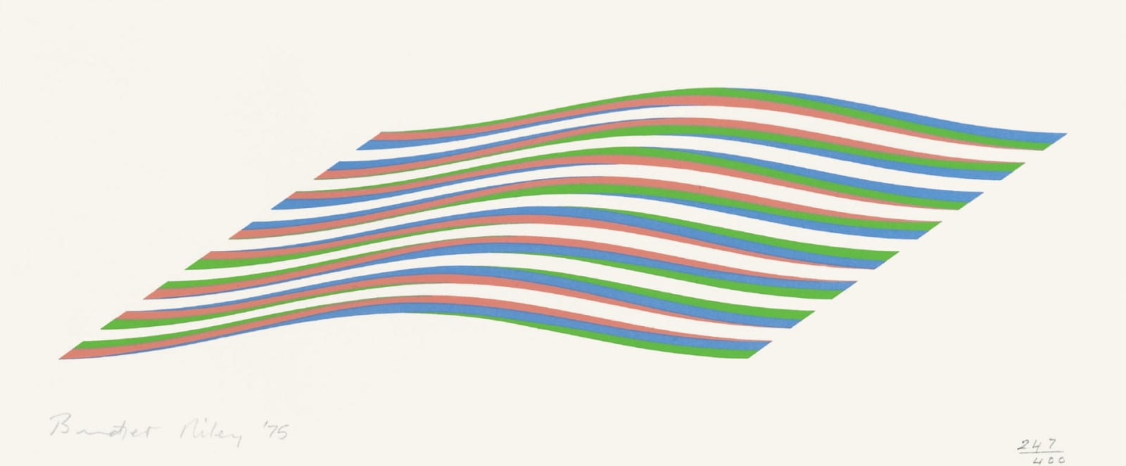 Bridget Riley, Untitled [Wave] , 1975