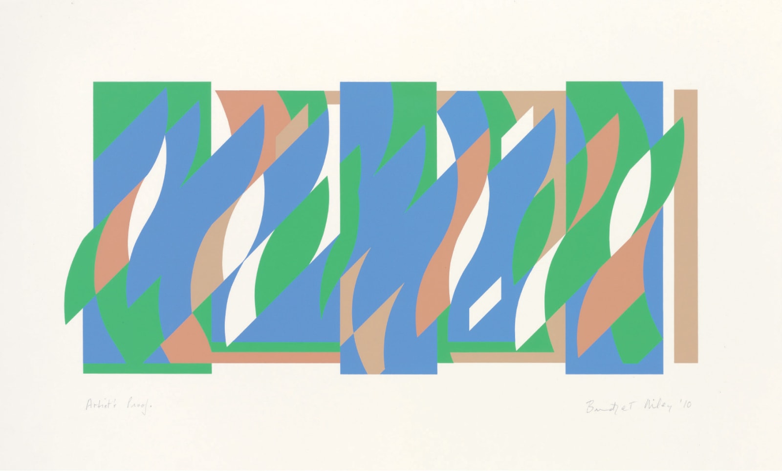 Bridget Riley, After Wall Painting (Arcadia 3) , 2010