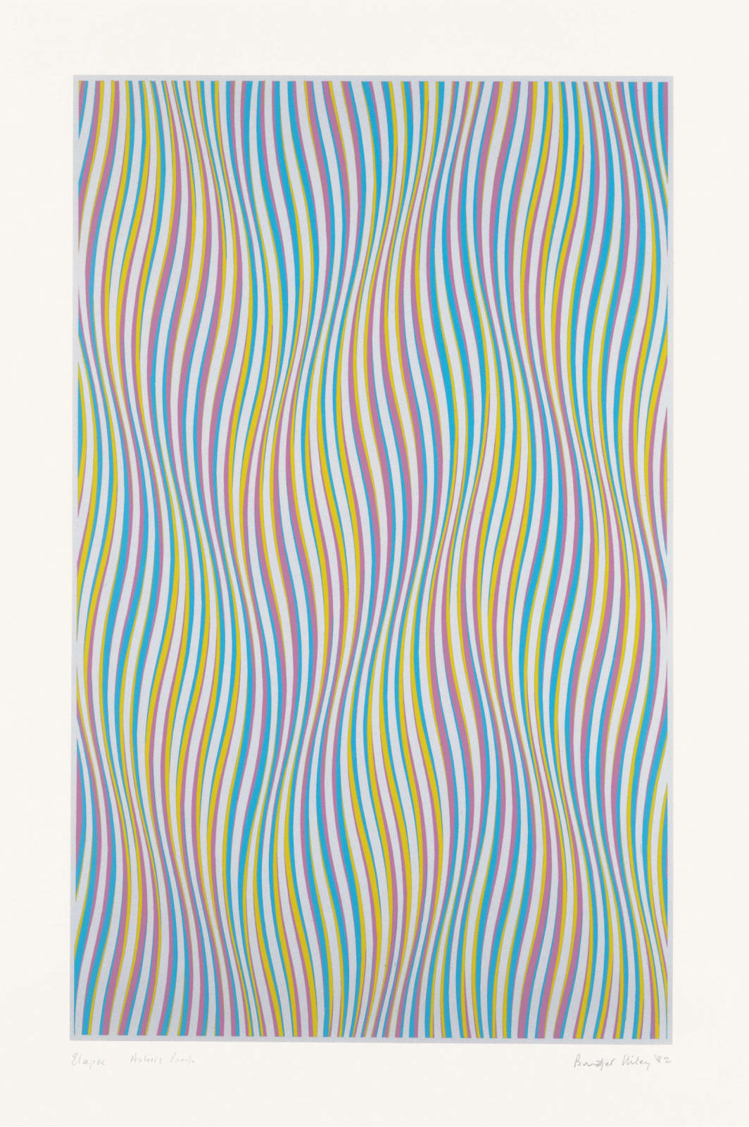 Bridget Riley, Elapse, 1982