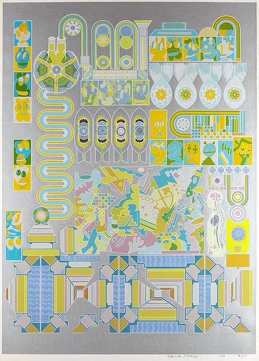 Eduardo Paolozzi, Who's Afraid of Sugar Pink and Lime Green , 1971