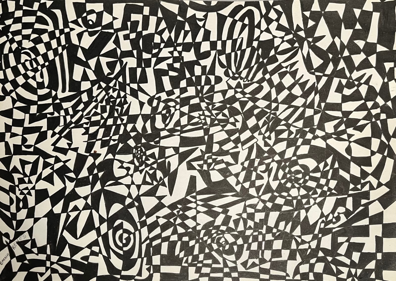 Emma Reyes, Untitled, ca. 1950s
