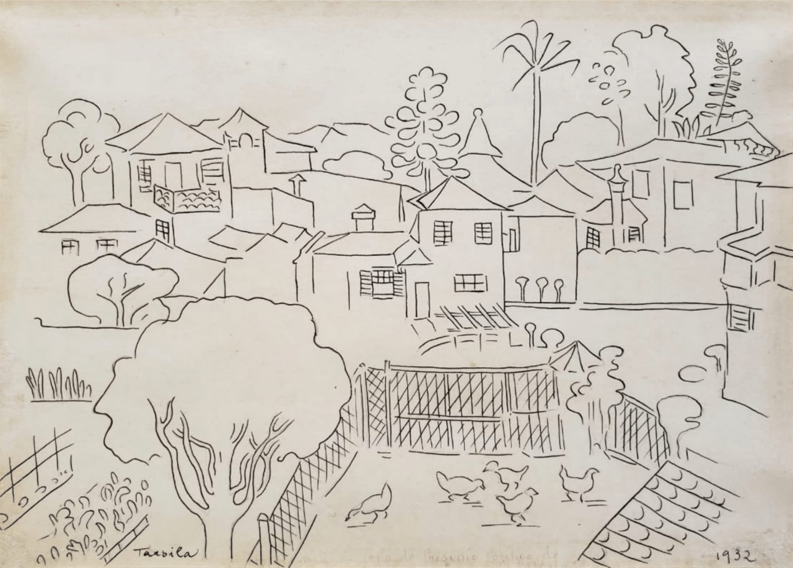 Tarsila do Amaral, Vista do Bairro Paraíso, 1932