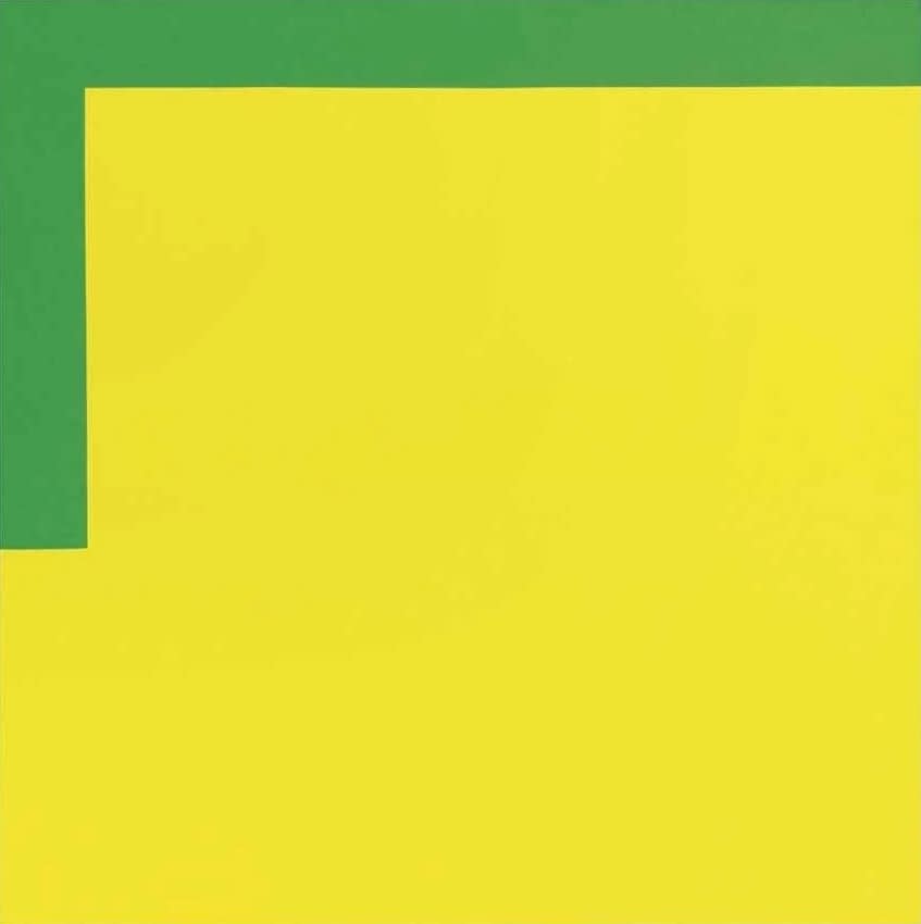 Carmen Herrera, More Yellow, Less Green, 1989