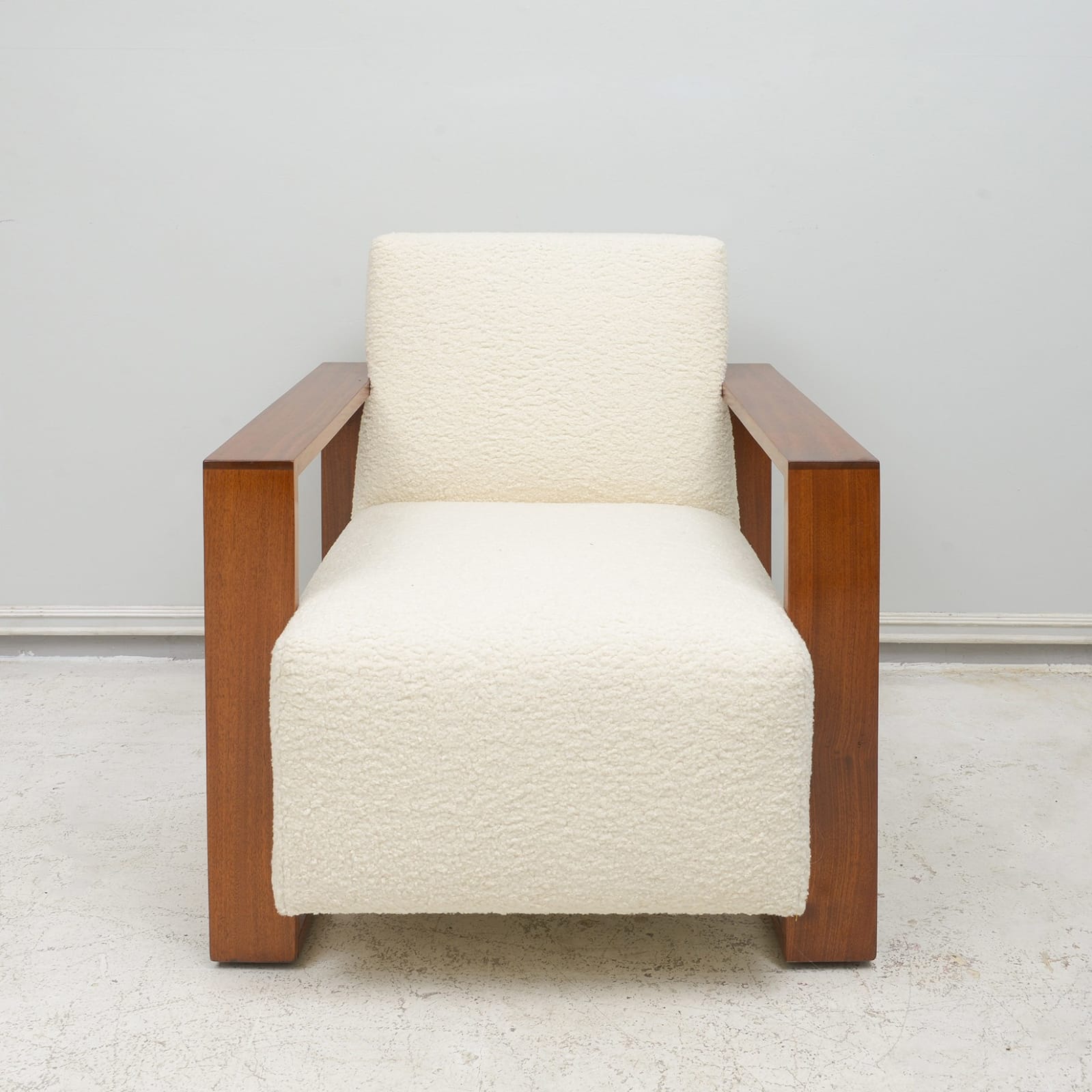 Custom Pair of Sculptural Arm Chairs, 21st century