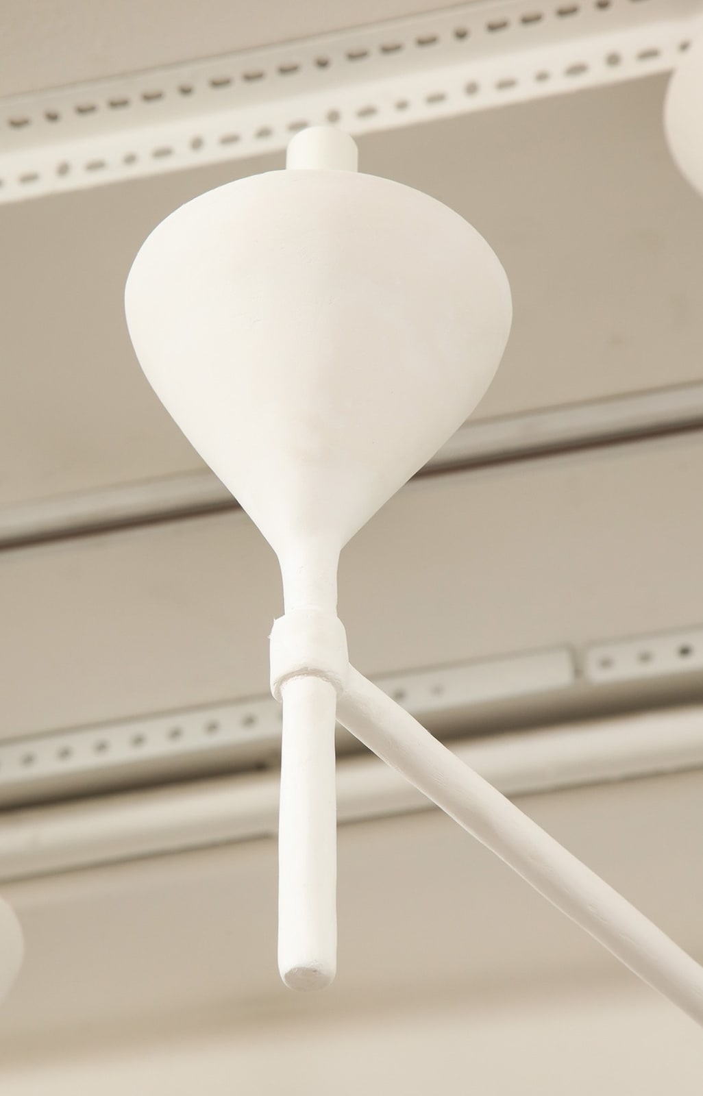 Custom Plaster Gaston Six-Arm Chandelier/ Fixture