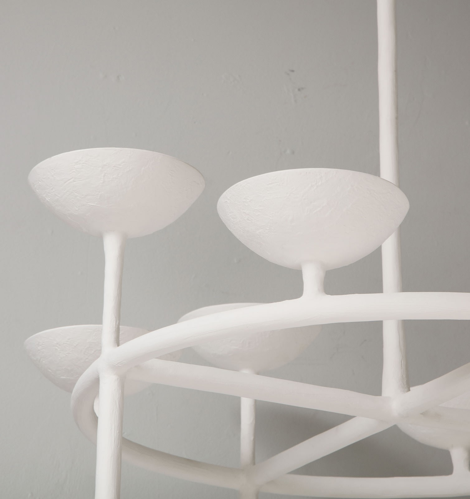 Custom 13-Arm Plaster Fixture, 21st century