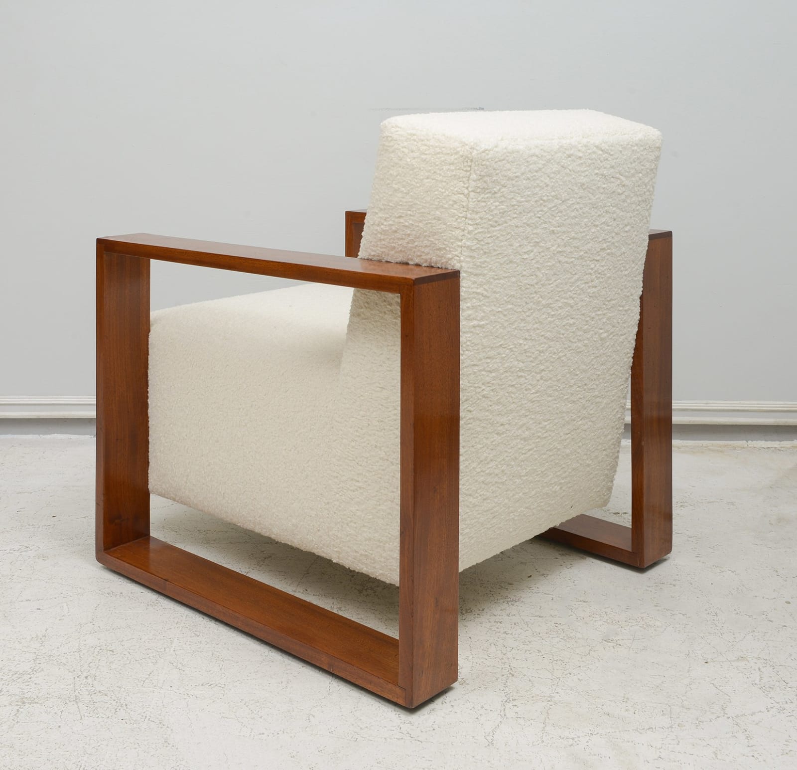 Custom Pair of Sculptural Arm Chairs, 21st century