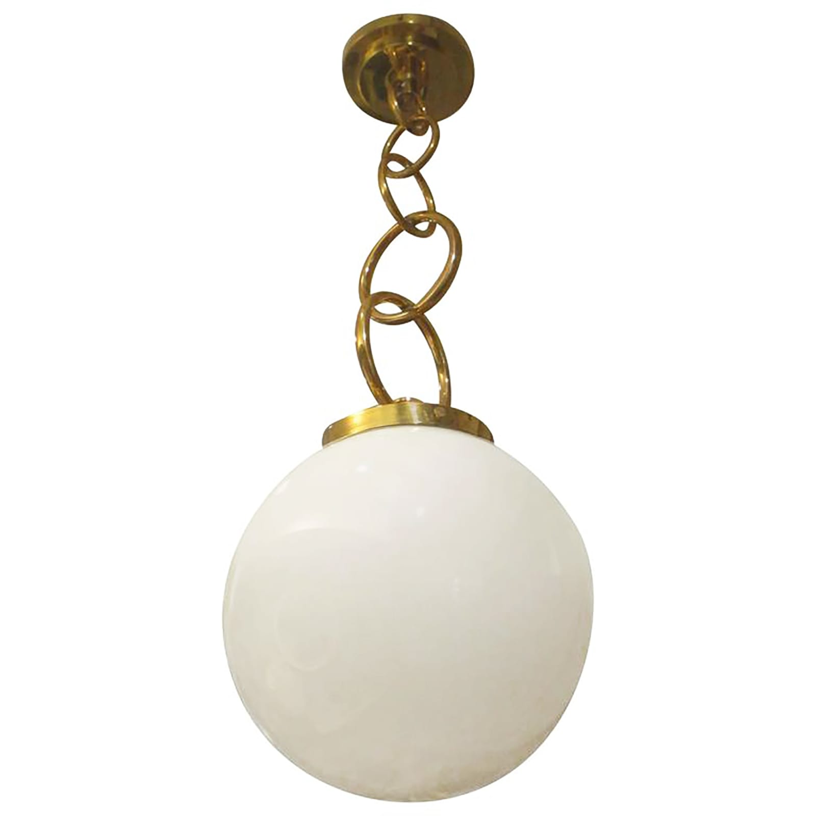 Custom Chain Link and Glass Fixture, 21st Century