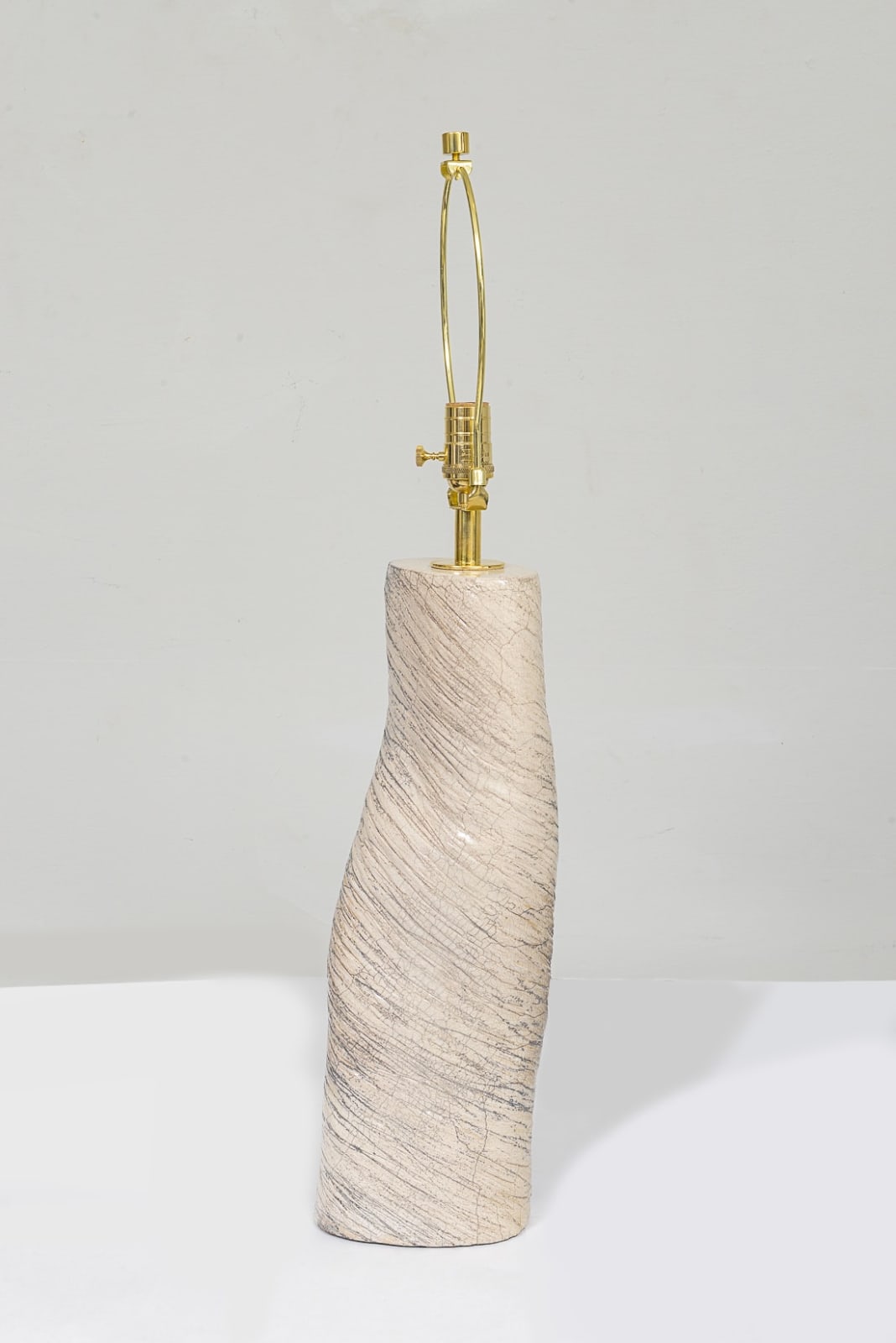 Barbara Billoud, Bespoke Ceramic Ondulée Lamp, 21st century