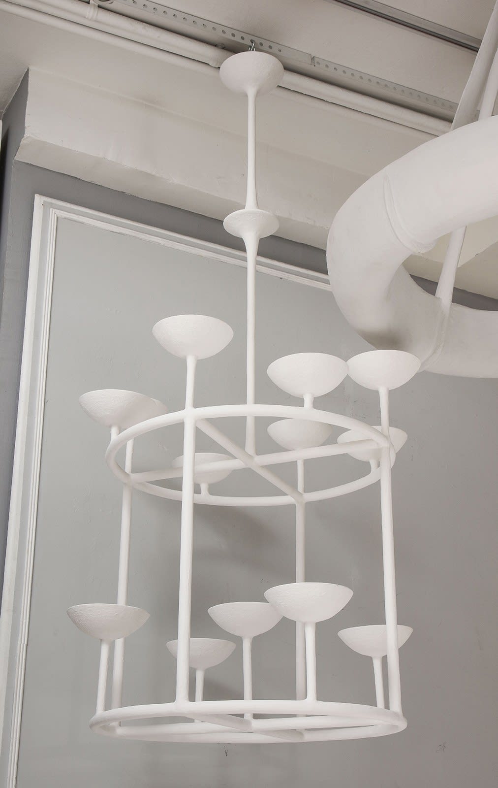 Custom 13-Arm Plaster Fixture, 21st century