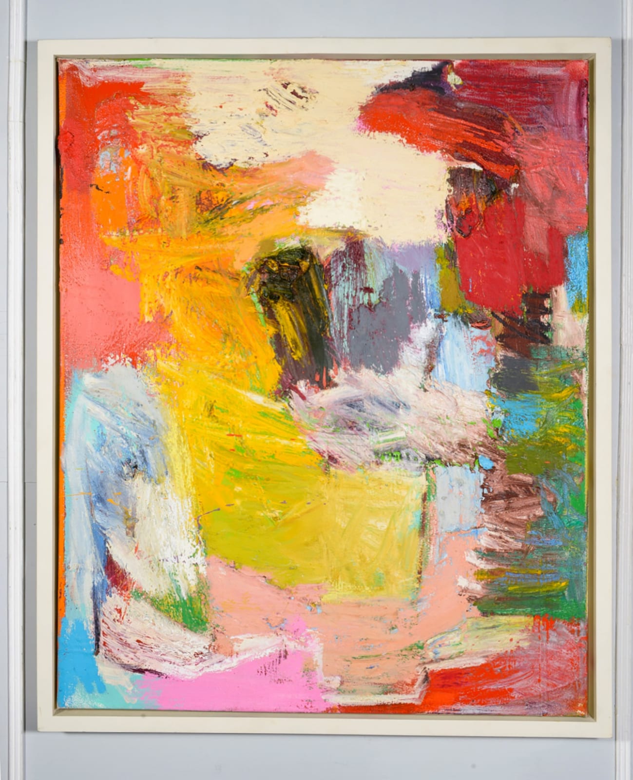 Michael Hedges, Michael Hedges "Farmhouse Revisited" Oil Painting on Canvas 32" x 26", 2022