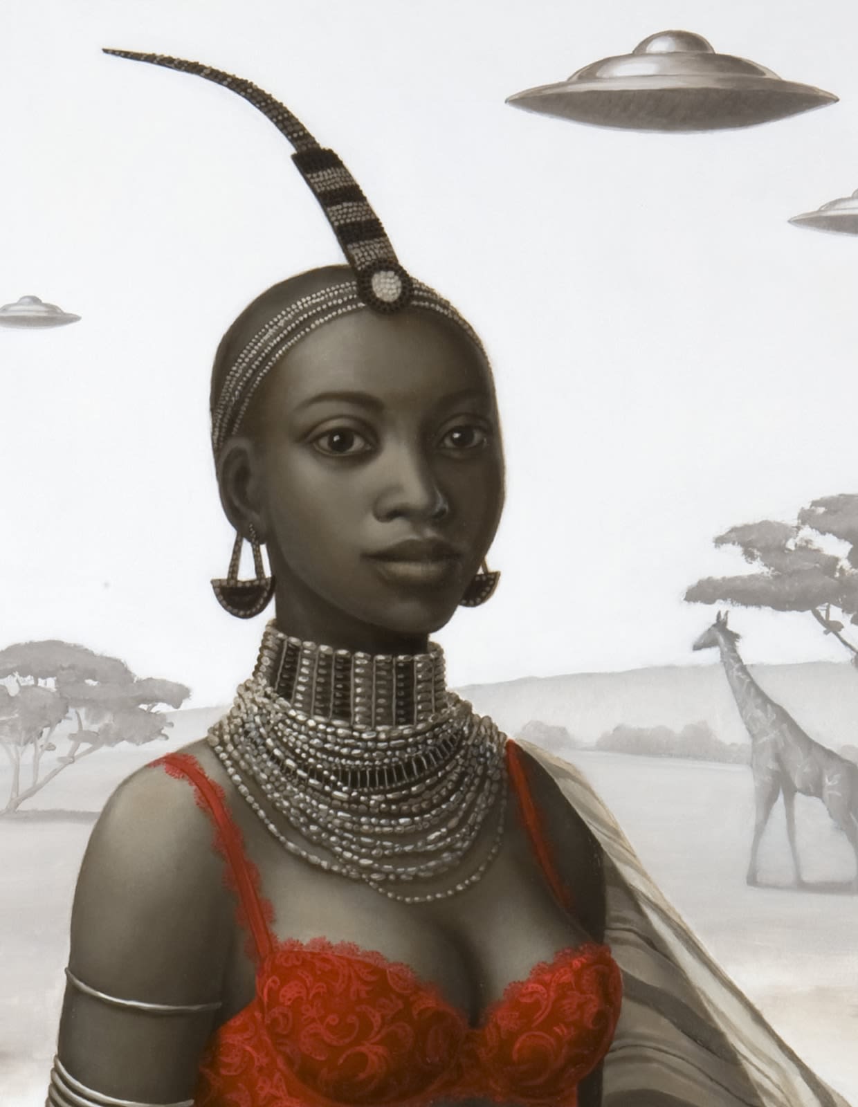 Cristina Vergano, "Amina"Painting, 2008