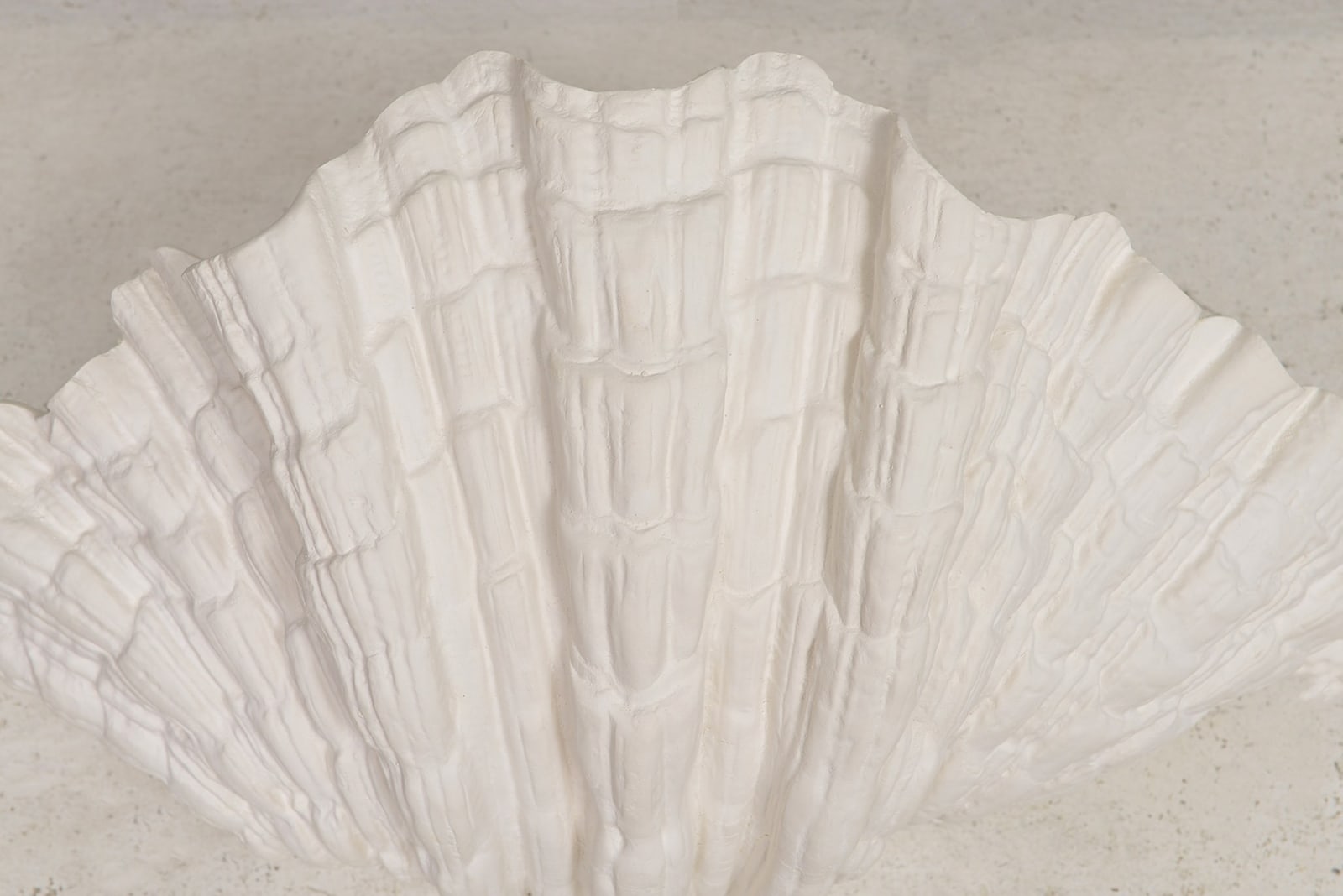 Bespoke Pair of Coquillage Plaster Sconces, 21st century