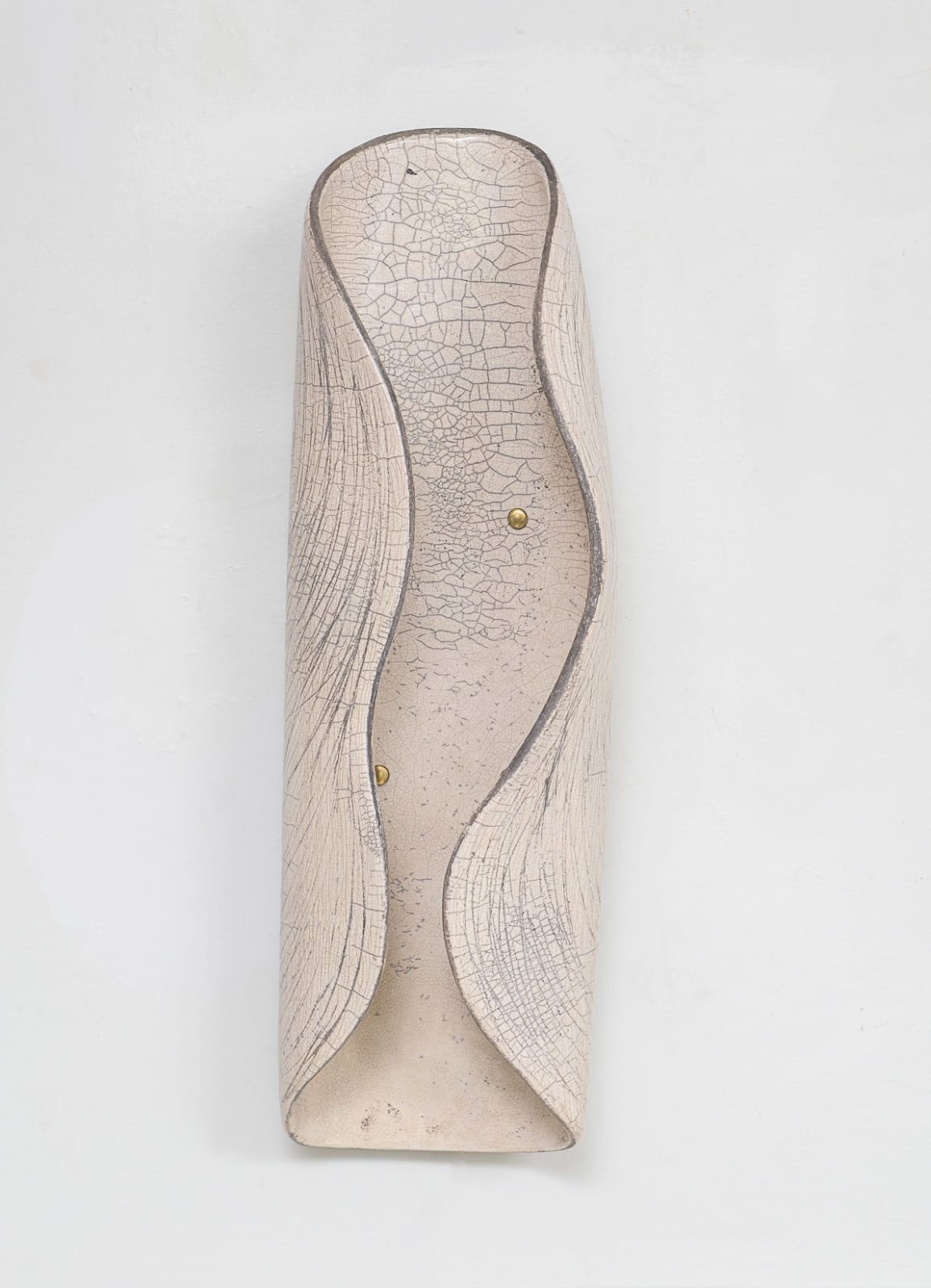 Barbara Billoud, Pair of French Bespoke Ceramic Sconces, 21st century