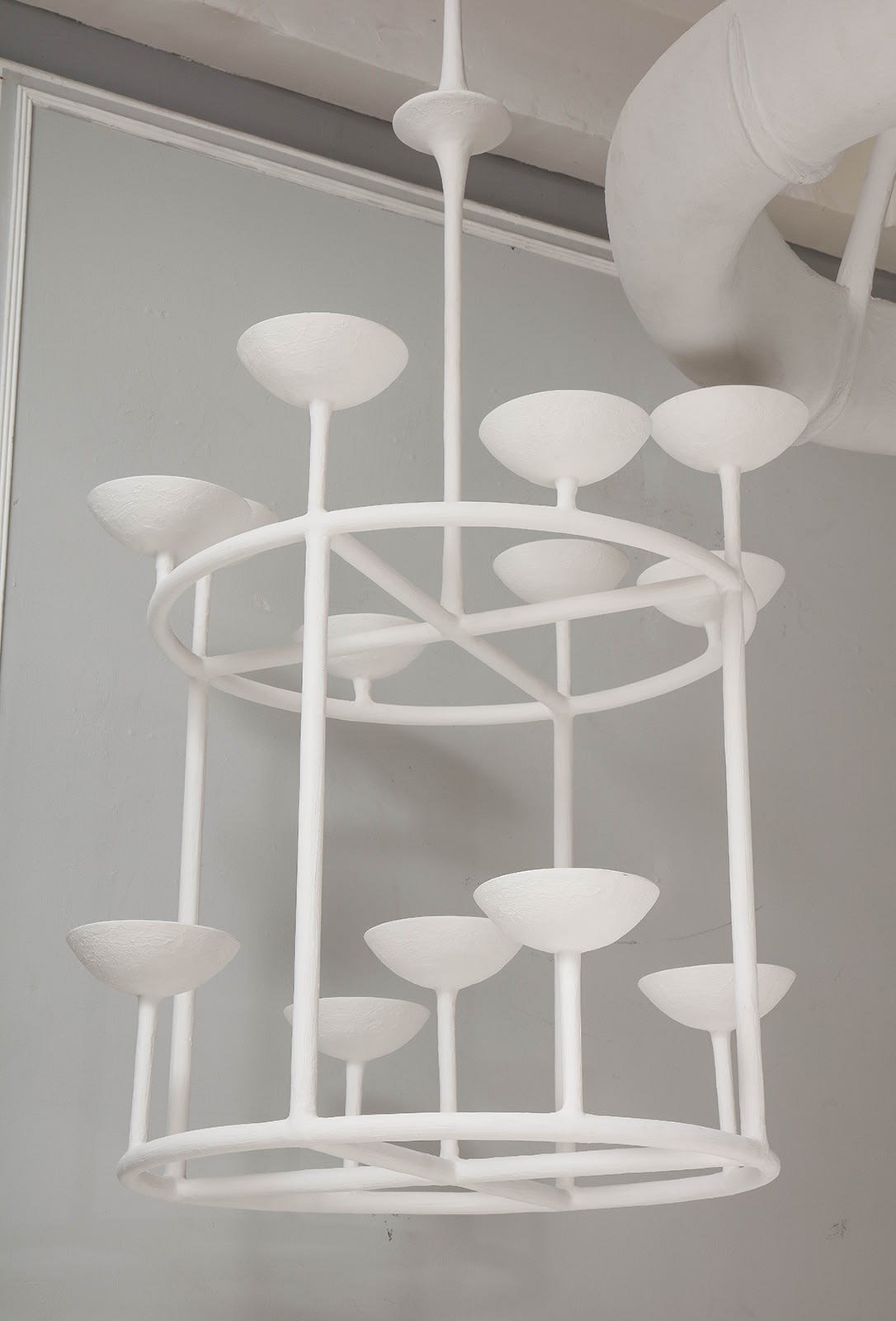 Custom 13-Arm Plaster Fixture, 21st century