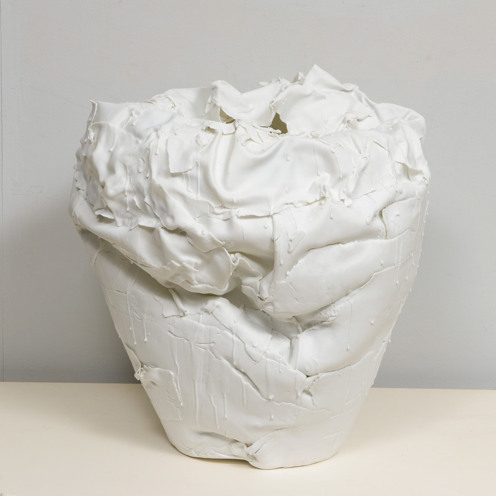Dora Stanczel, French Bespoke Sculptural Porcelain Vase, 21st century