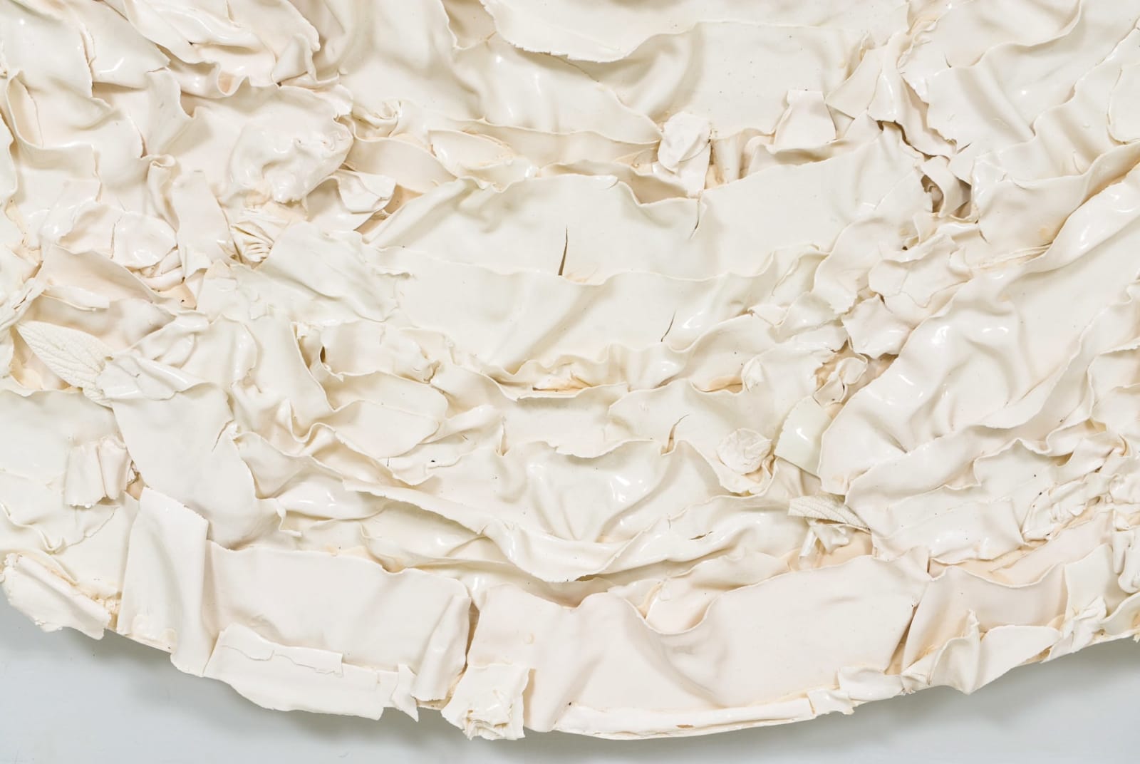 Dora Stanczel, French Bespoke Ceramic Anemone Mirror, 21st century