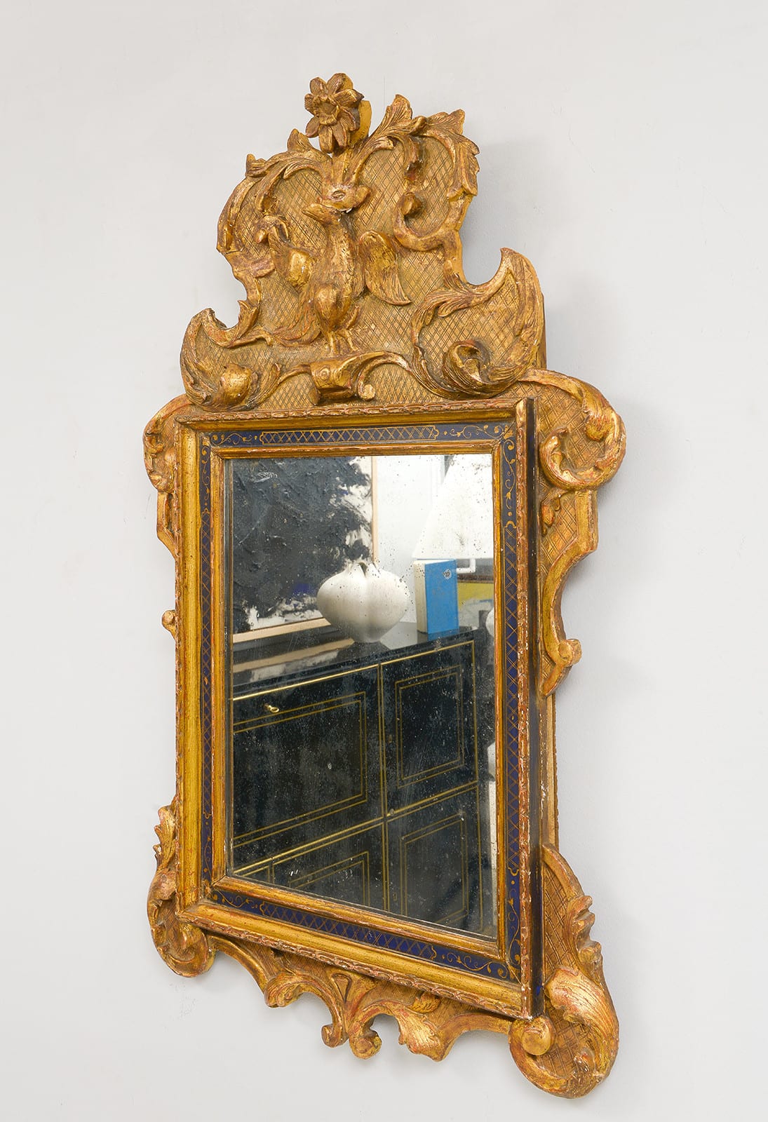 Antique French Regence-Style Gilt Mirror, 19th century