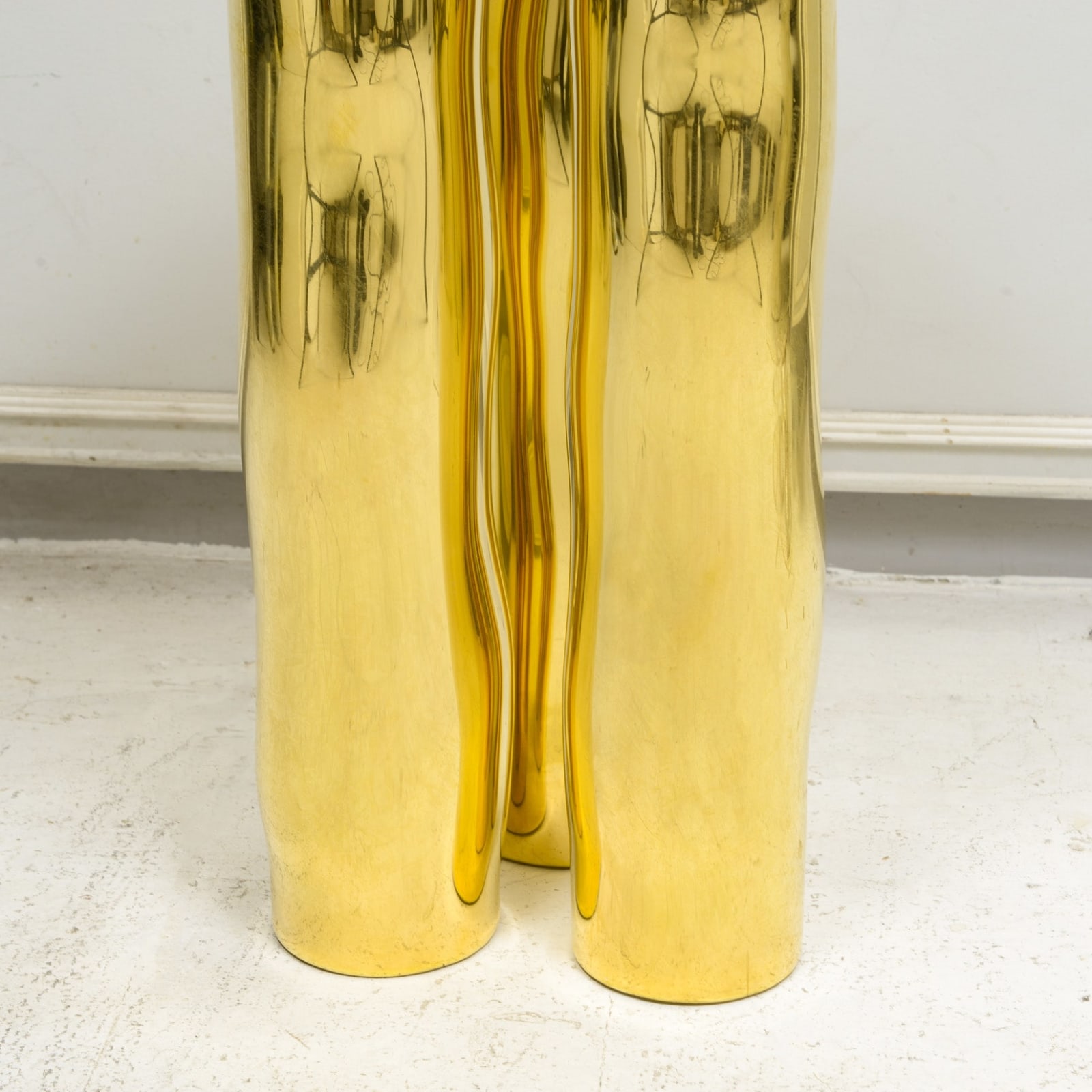 Atelier Victor Tison, French Bespoke Sculptural Brass Mino Table, 21st century