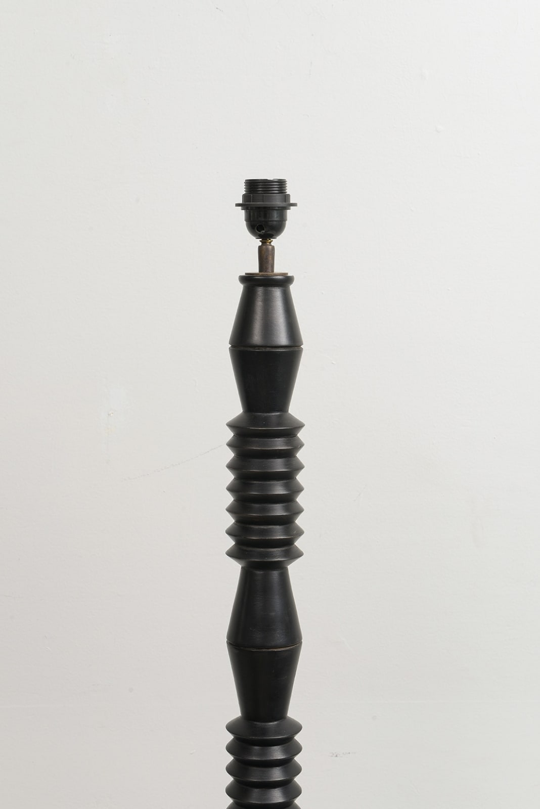 French Ebonized Floor Lamp