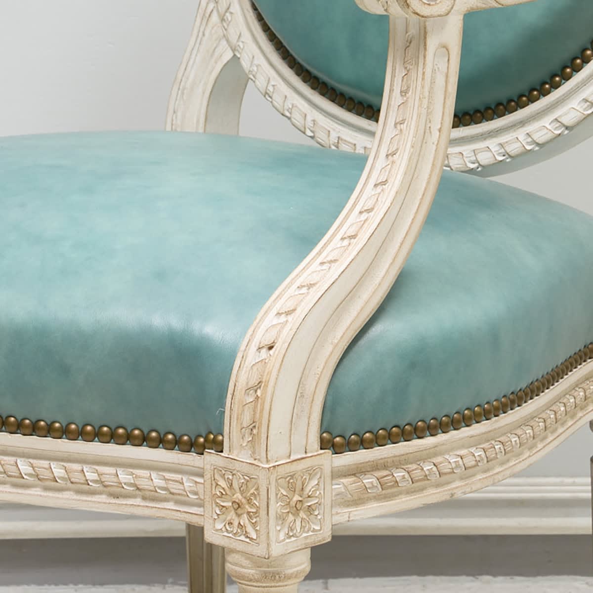 Set of 8 Louis XVI- Style Painted Dining Chairs, late 20th century