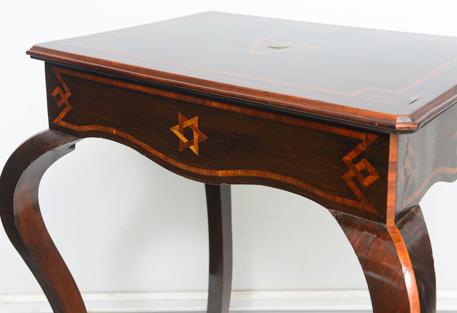 Antique Northern Italian Table on Sabre Legs, 19th century