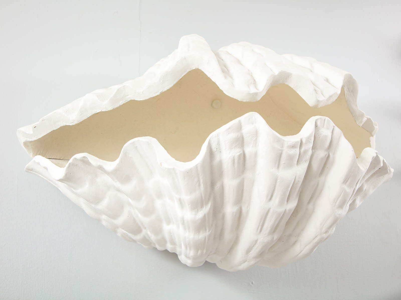 Pair of Custom Coquillage Plaster Sconces, 21st Century