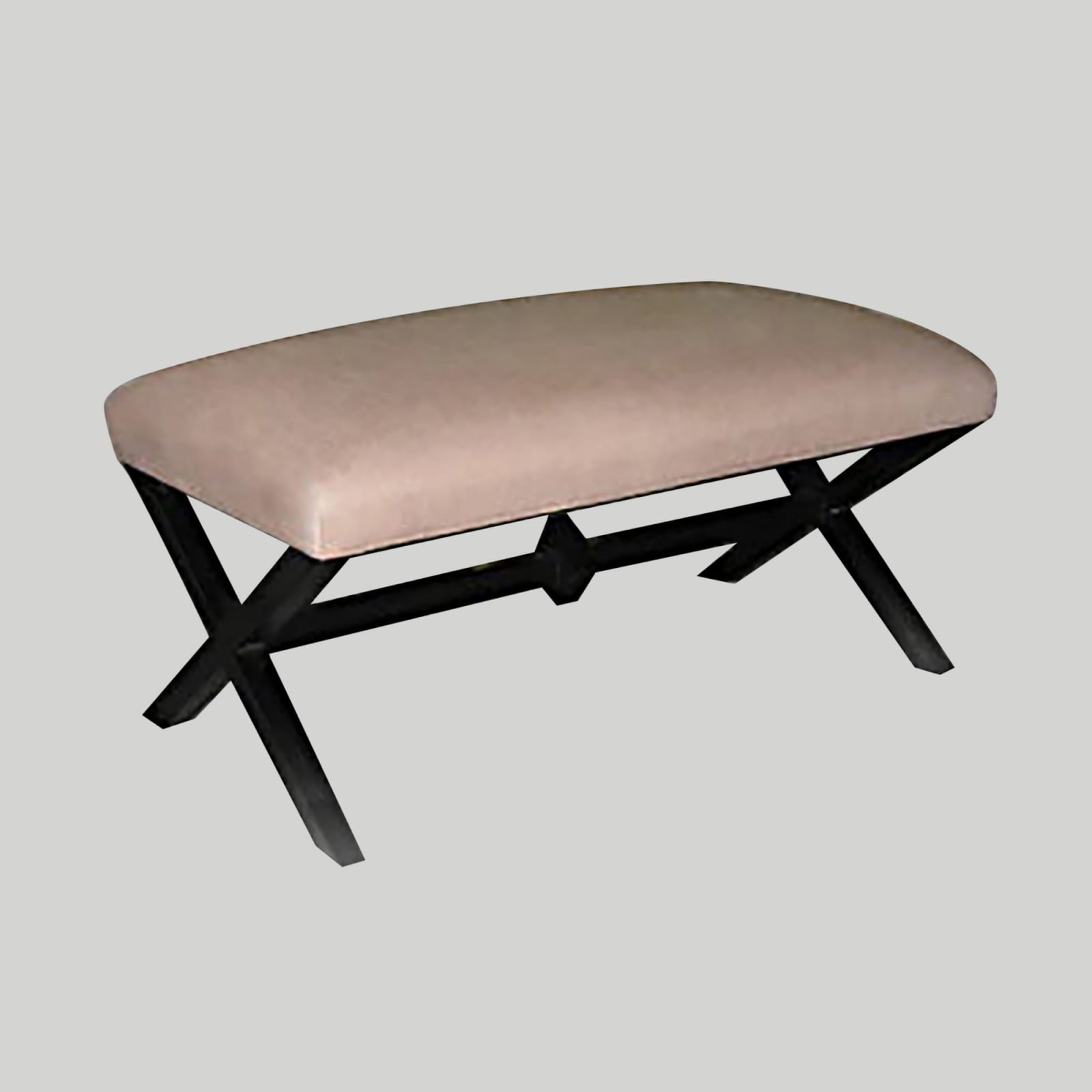 Custom Ebonized Long Bench, 21st Century