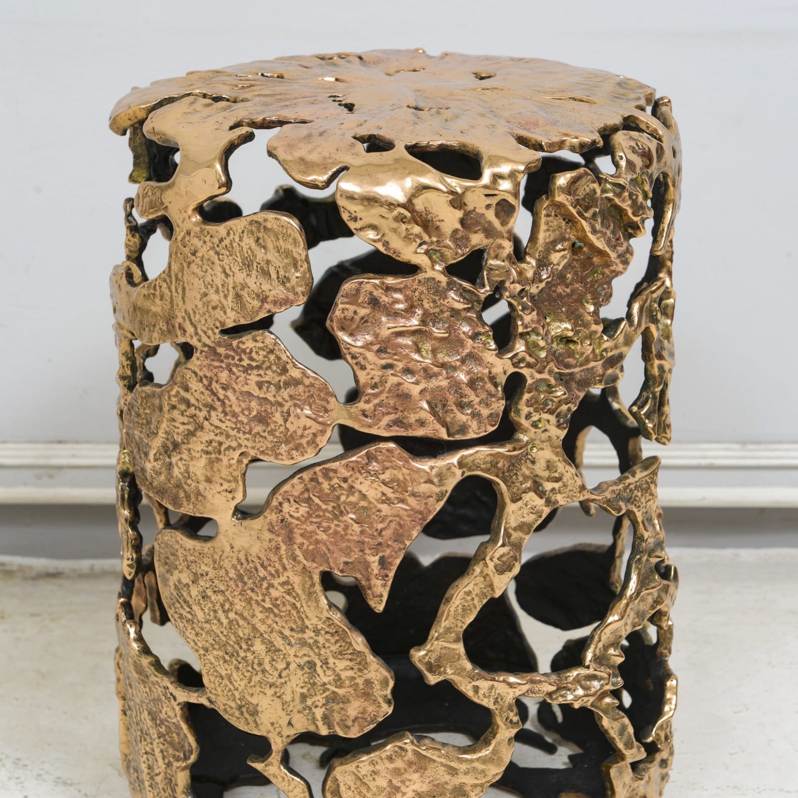 Patrick Laroche, Ginkgo Stool / Side Table, 21st century