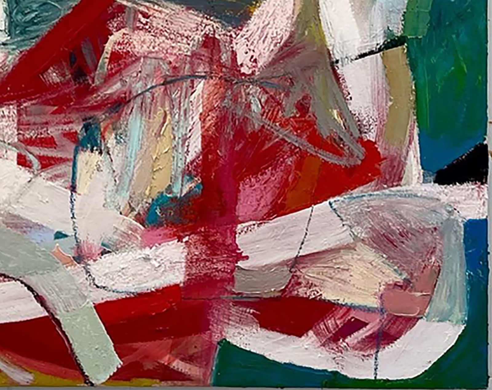 Michael Hedges, Michael Hedges "Studio Sunday" Oil Painting on Canvas