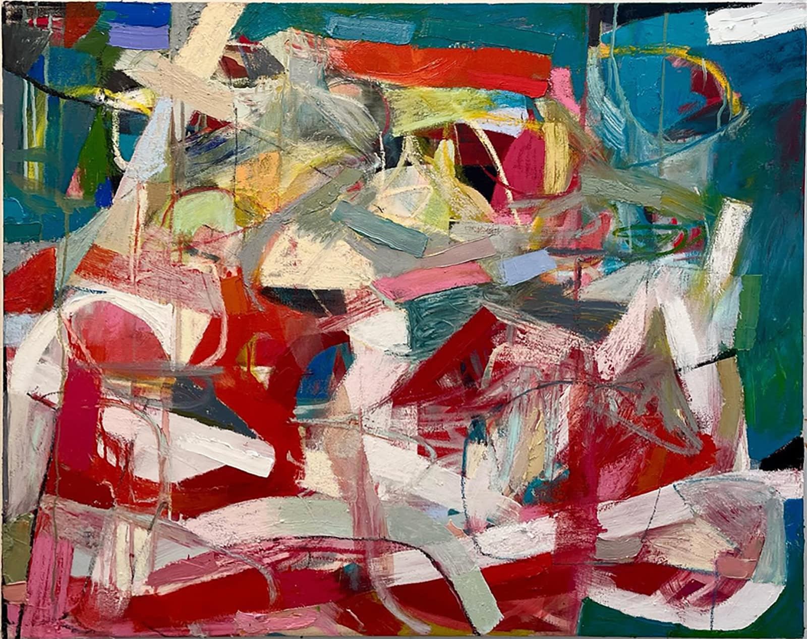 Michael Hedges, Michael Hedges "Studio Sunday" Oil Painting on Canvas