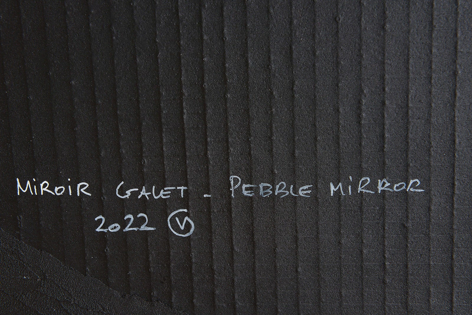 Bespoke Sculptural Slate Mirror, 2022