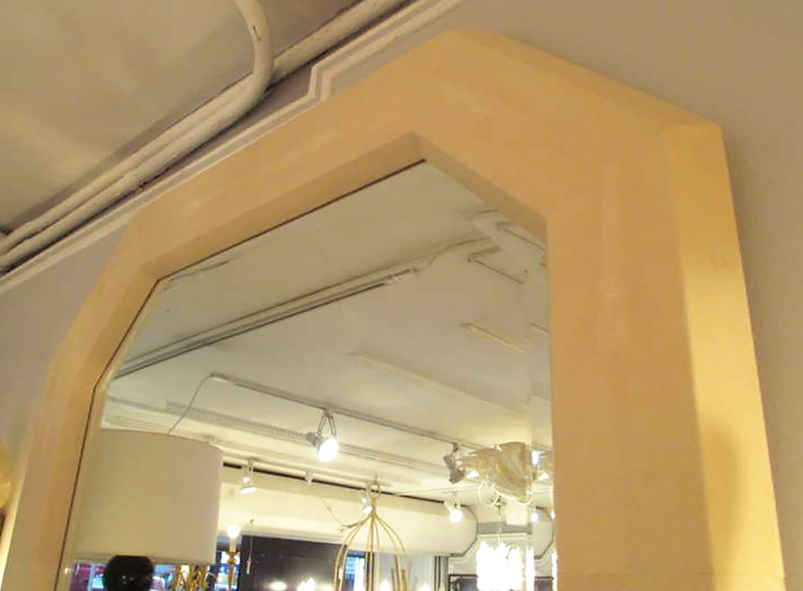 Custom Octagonal Shagreen Mirror