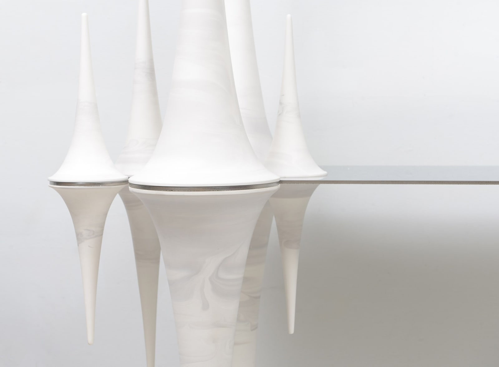 Nadege Mouyssinat, Bespoke French Ceramic Pseudosphere Console