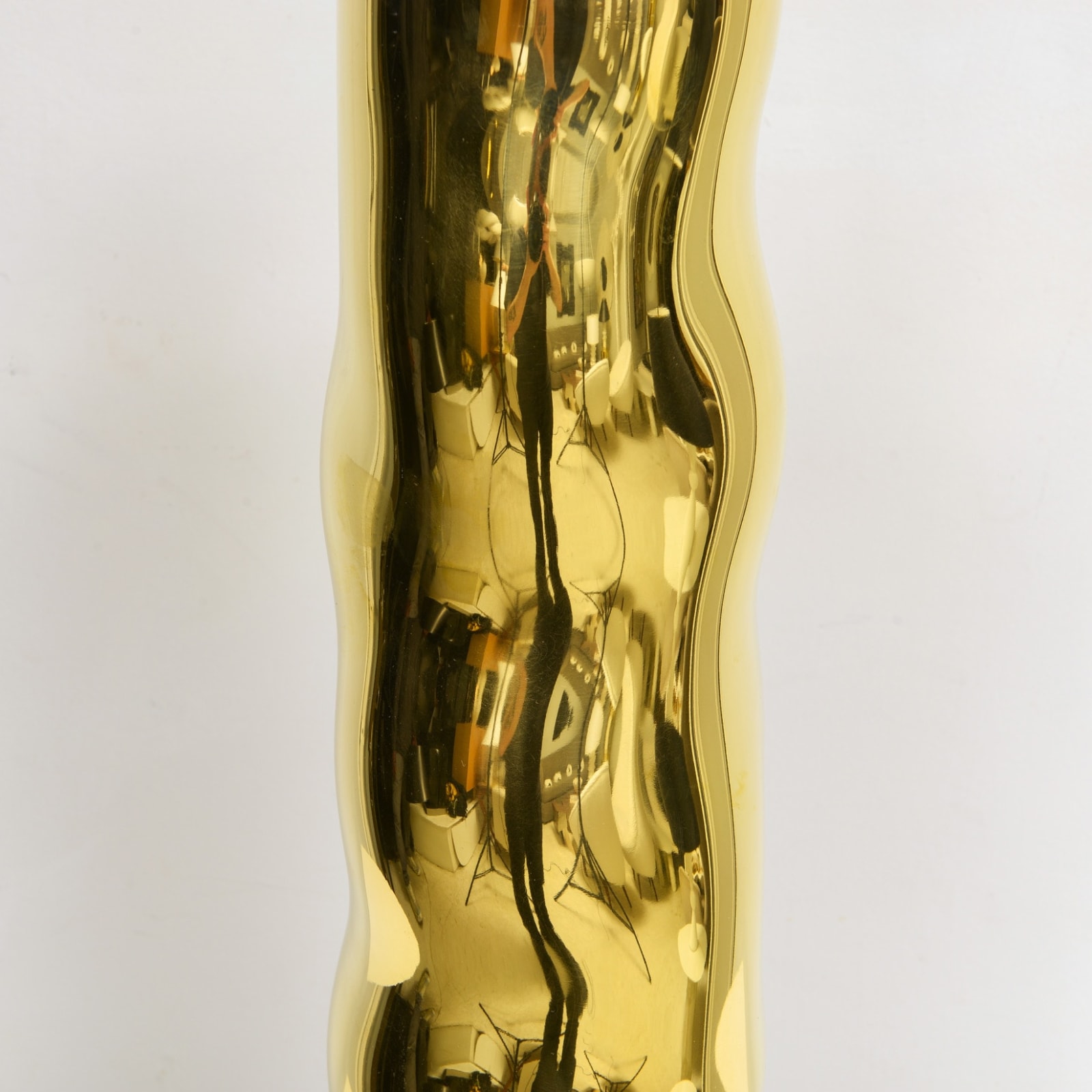 Atelier Victor Tison, French Bespoke Sculptural Brass Totem Table Lamp, 21st century