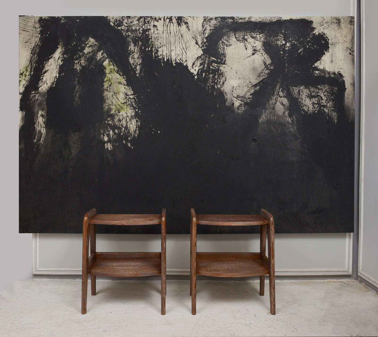 Monica Perez, Monica Perez "Voltage" Original Acrylic & Charcoal Painting on Canvas 2023, 2023