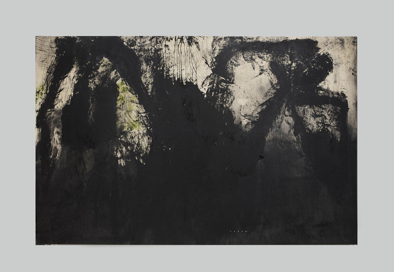 Monica Perez, Monica Perez "Voltage" Original Acrylic & Charcoal Painting on Canvas 2023, 2023