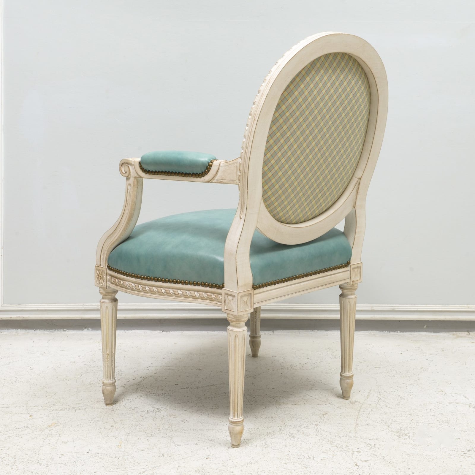 Set of 8 Louis XVI- Style Painted Dining Chairs, late 20th century