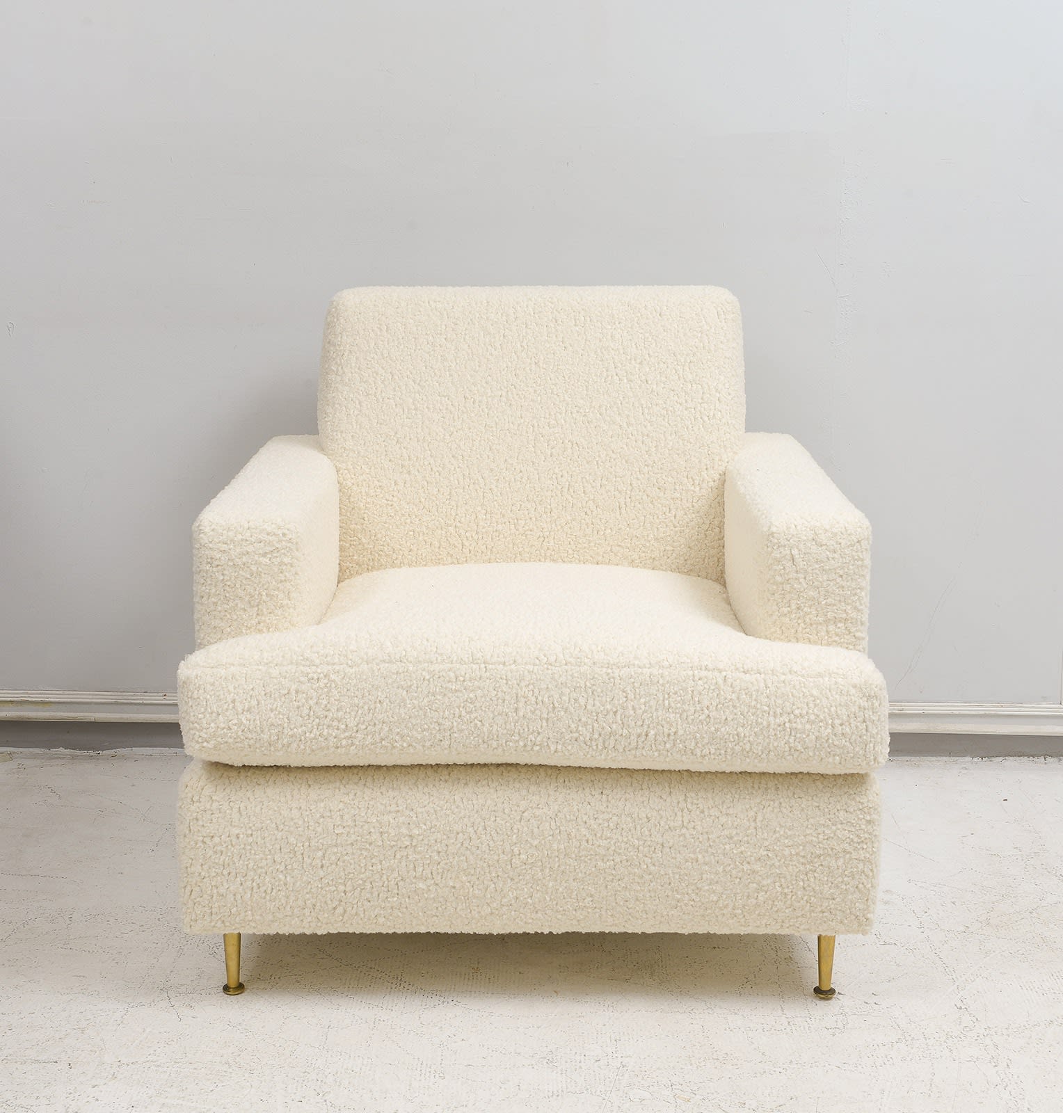 Custom Pair of Lounge Chairs in the Jean Michel Frank Manner