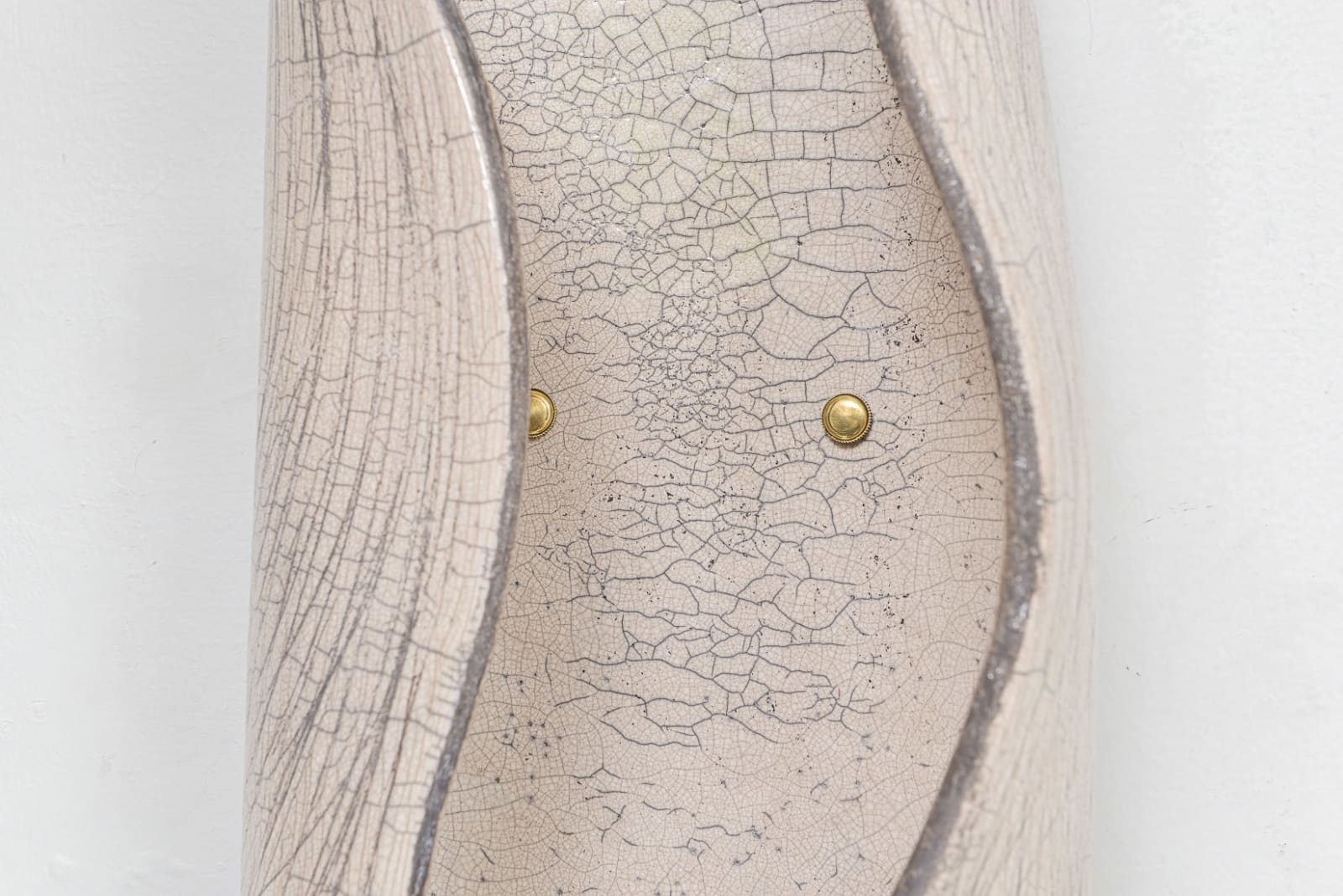 Barbara Billoud, Pair of French Bespoke Ceramic Sconces, 21st century