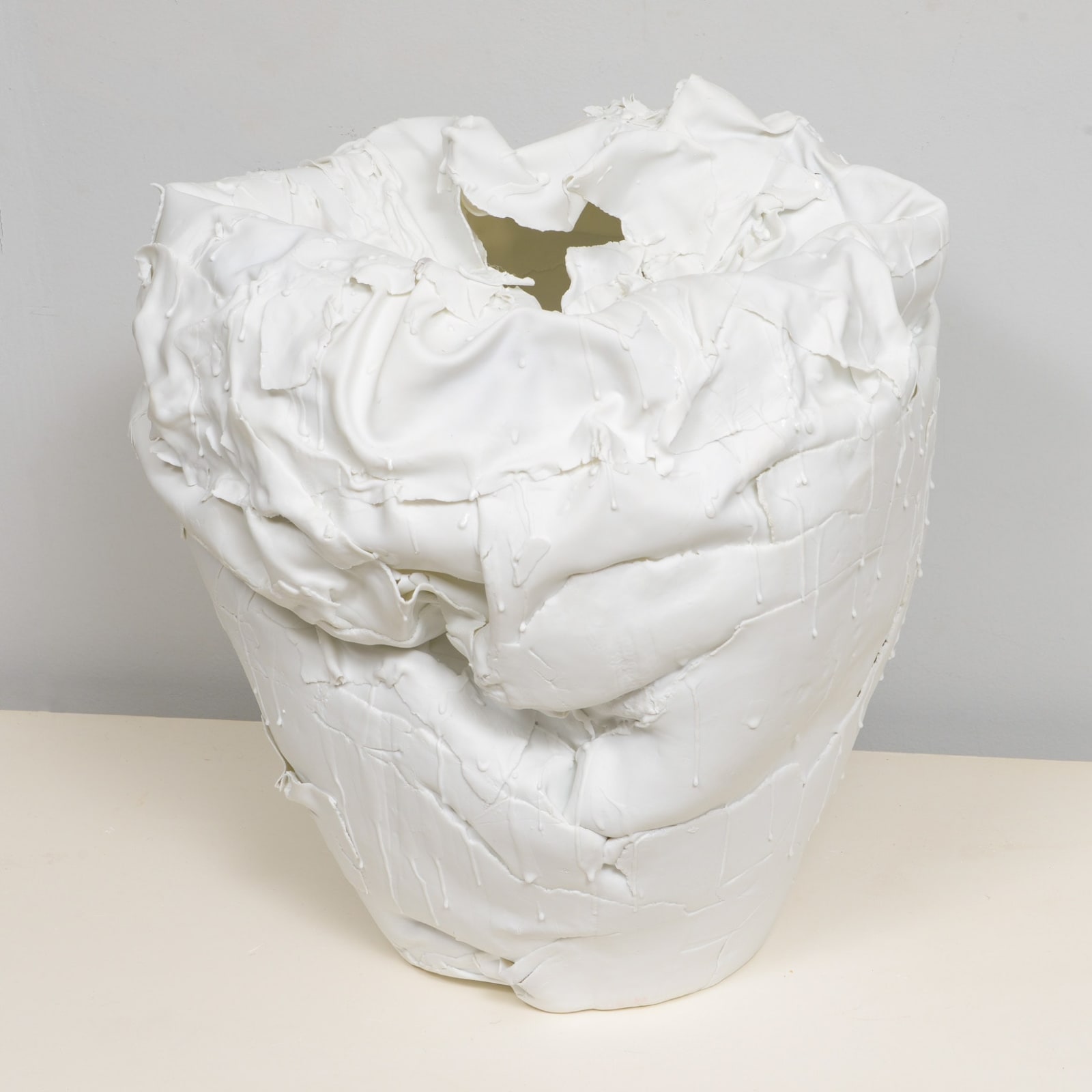 Dora Stanczel, French Bespoke Sculptural Porcelain Vase, 21st century