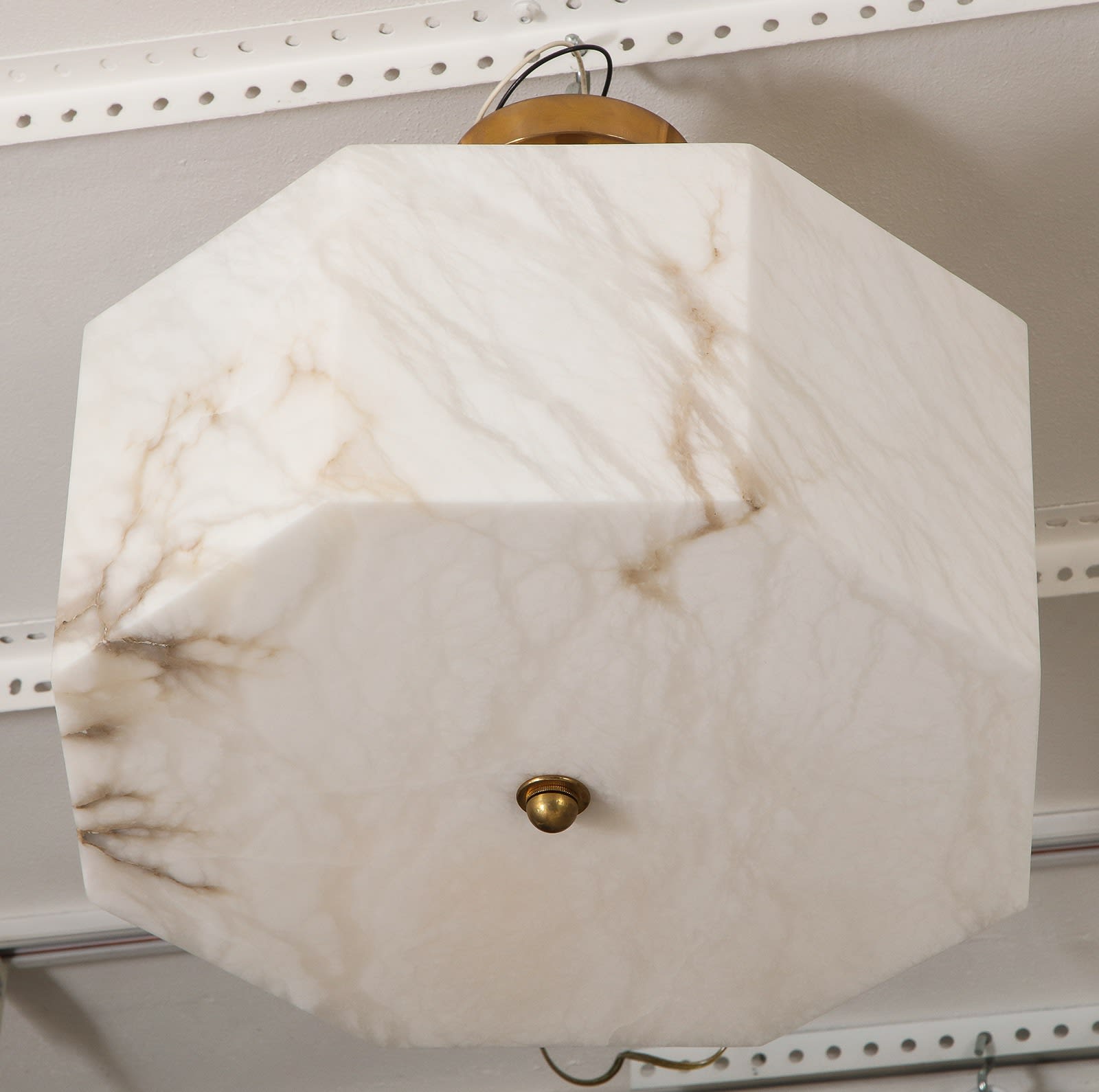 Eight-Sided Custom Alabaster Fixture
