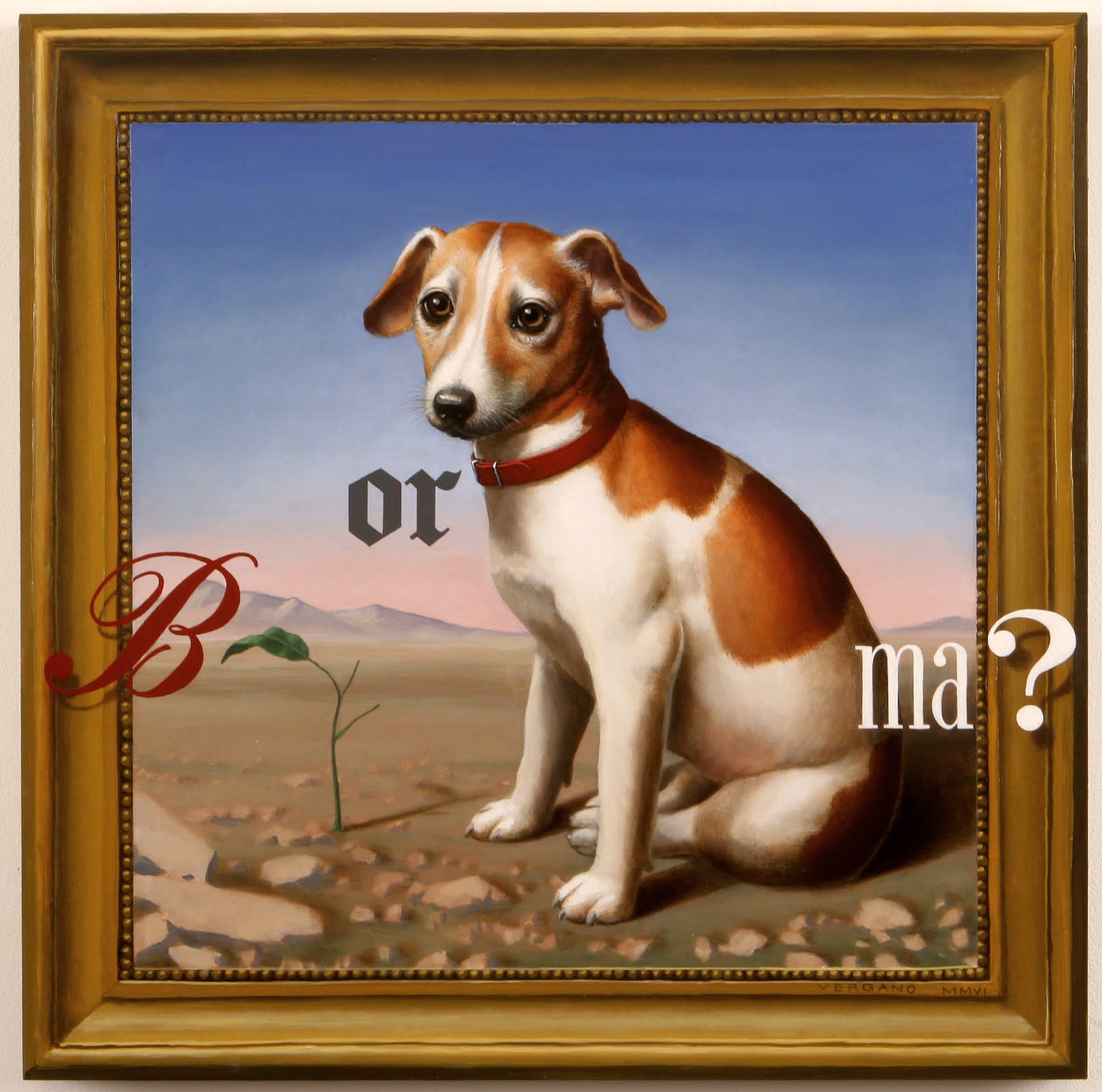 Cristina Vergano, "Belief or Dogma?" Painting, 2006