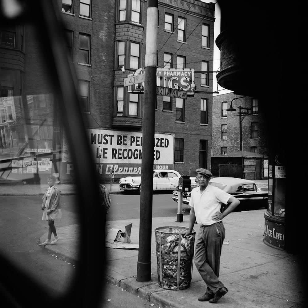 Vivian Maier Chicago, IL Tirage gélatino-argentique, posthume 30 x 30 cm Dim. papier: 40 x 50 cm